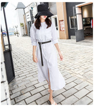 Load image into Gallery viewer, 2019 New Solid Color Urban Leisure AliExpress Under 10% High Waist and Split Skirt