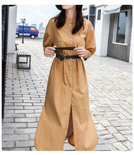 Load image into Gallery viewer, 2019 New Solid Color Urban Leisure AliExpress Under 10% High Waist and Split Skirt