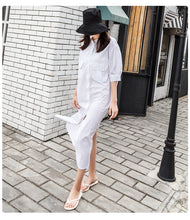 Load image into Gallery viewer, 2019 New Solid Color Urban Leisure AliExpress Under 10% High Waist and Split Skirt