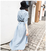 Load image into Gallery viewer, 2019 New Solid Color Urban Leisure AliExpress Under 10% High Waist and Split Skirt