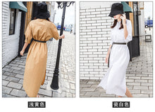 Load image into Gallery viewer, 2019 New Solid Color Urban Leisure AliExpress Under 10% High Waist and Split Skirt