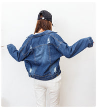 Load image into Gallery viewer, Cowboy jacket, short, 100-set long-sleeved jacket 7002