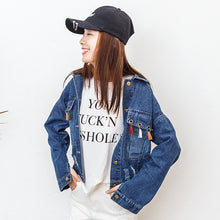 Load image into Gallery viewer, Cowboy jacket, short, 100-set long-sleeved jacket 7002