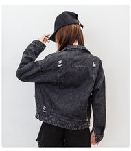 Load image into Gallery viewer, Cowboy jacket, short, 100-set long-sleeved jacket 7002