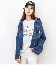 Load image into Gallery viewer, Cowboy jacket, short, 100-set long-sleeved jacket 7002