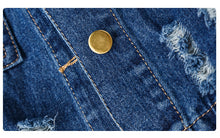 Load image into Gallery viewer, Cowboy jacket, short, 100-set long-sleeved jacket 7002