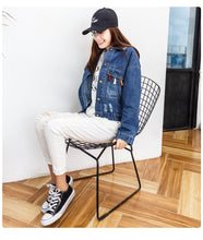 Load image into Gallery viewer, Cowboy jacket, short, 100-set long-sleeved jacket 7002