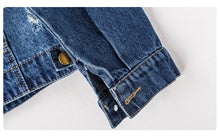 Load image into Gallery viewer, Cowboy jacket, short, 100-set long-sleeved jacket 7002