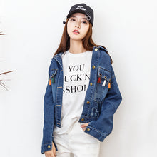 Load image into Gallery viewer, Cowboy jacket, short, 100-set long-sleeved jacket 7002
