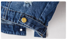 Load image into Gallery viewer, Cowboy jacket, short, 100-set long-sleeved jacket 7002