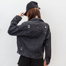 Load image into Gallery viewer, Cowboy jacket, short, 100-set long-sleeved jacket 7002