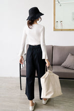 Load image into Gallery viewer, [No refund, no change at the end of the season] Women 148 with round collar, slim pullover, knitted bottom sweater