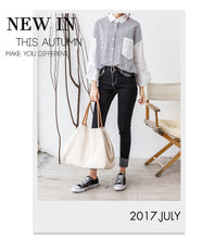 Load image into Gallery viewer, "48 yuan will not return or change at the end of the season" pencil ash jeans women slim stretch ankle pants K2925