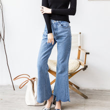 Load image into Gallery viewer, "48 yuan will not return or change at the end of the season" pencil ash jeans women slim stretch ankle pants K2925