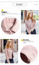 Load image into Gallery viewer, Spring 2019 New Women's Wear Pure White Jacket Single-row Button Short Fashion Lady Wool Jacket 96866