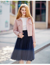 Load image into Gallery viewer, Spring 2019 New Women's Wear Pure White Jacket Single-row Button Short Fashion Lady Wool Jacket 96866