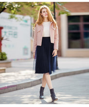 Load image into Gallery viewer, Spring 2019 New Women's Wear Pure White Jacket Single-row Button Short Fashion Lady Wool Jacket 96866