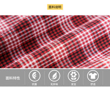 Load image into Gallery viewer, Plaid shirt Rabbit ear bow leisure women's shirt 2212