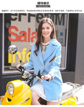 Load image into Gallery viewer, Spring 2019 New Women's Wear Mid-long Overcoat Women's Coat 96820