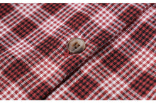 Load image into Gallery viewer, Plaid shirt Rabbit ear bow leisure women's shirt 2212
