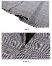 Load image into Gallery viewer, 2019 Autumn new boutique women's dress pattern splice Baiqi a word skirt trim body show thin half-length skirt 28535