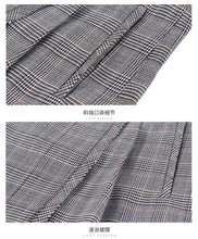 Load image into Gallery viewer, 2019 Autumn new boutique women's dress pattern splice Baiqi a word skirt trim body show thin half-length skirt 28535