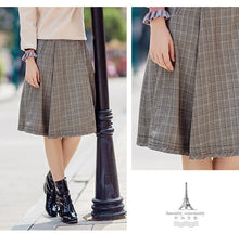 Load image into Gallery viewer, 2019 Autumn new boutique women's dress pattern splice Baiqi a word skirt trim body show thin half-length skirt 28535