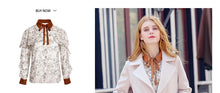 Load image into Gallery viewer, 2018 New Brand Women's Apparel Pure Collar Double-row Button Wool Overcoat 97031