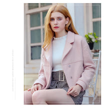 Load image into Gallery viewer, 2018 New Brand Women's Wear Overcoat Temperament Lady Wool Outerwear 97050
