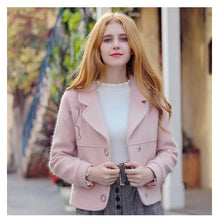 Load image into Gallery viewer, 2018 New Brand Women's Wear Overcoat Temperament Lady Wool Outerwear 97050