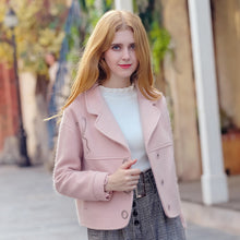 Load image into Gallery viewer, 2018 New Brand Women's Wear Overcoat Temperament Lady Wool Outerwear 97050