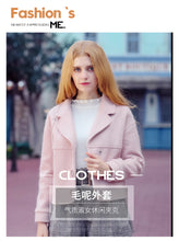 Load image into Gallery viewer, 2018 New Brand Women's Wear Overcoat Temperament Lady Wool Outerwear 97050