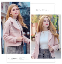 Load image into Gallery viewer, 2018 New Brand Women's Wear Overcoat Temperament Lady Wool Outerwear 97050