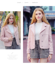 Load image into Gallery viewer, 2018 New Brand Women's Wear Overcoat Temperament Lady Wool Outerwear 97050