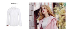 Load image into Gallery viewer, 2018 New Brand Women's Rabbit Ear Hoodie Coat Single-row Button Wool Coat 97066