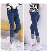 Load image into Gallery viewer, [Special clearance] Slim casual straight pants, flanged jeans and pants