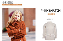 Load image into Gallery viewer, Winter 2018 New Women's Single-row Button and Thickened Thermal Fur Short-style Jacket 97075