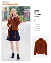 Load image into Gallery viewer, Winter 2018 New Women's Single-row Button and Thickened Thermal Fur Short-style Jacket 97075