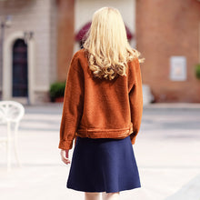 Load image into Gallery viewer, Winter 2018 New Women's Single-row Button and Thickened Thermal Fur Short-style Jacket 97075