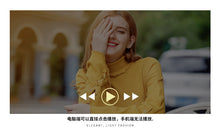 Load image into Gallery viewer, New Winter 2008 Women's High-collar Horn Long-sleeved Bottom Knitted Shirt 58875