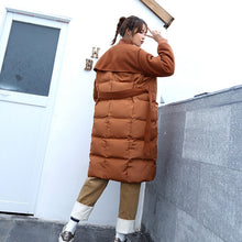 Load image into Gallery viewer, [Clearing the warehouse and killing 86 yuan per second without refund or exchange] Down cotton jacket, women's stitching cotton jacket, women's bread jacket 2253