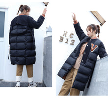 Load image into Gallery viewer, [Clearing the warehouse and killing 86 yuan per second without refund or exchange] Down cotton jacket, women's stitching cotton jacket, women's bread jacket 2253