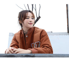 Load image into Gallery viewer, [Clearing the warehouse and killing 86 yuan per second without refund or exchange] Down cotton jacket, women's stitching cotton jacket, women's bread jacket 2253