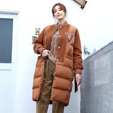 Load image into Gallery viewer, [Clearing the warehouse and killing 86 yuan per second without refund or exchange] Down cotton jacket, women's stitching cotton jacket, women's bread jacket 2253