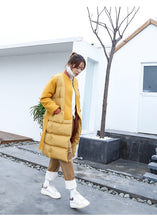 Load image into Gallery viewer, [Clearing the warehouse and killing 86 yuan per second without refund or exchange] Down cotton jacket, women's stitching cotton jacket, women's bread jacket 2253
