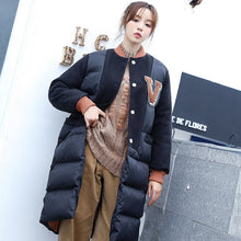 Load image into Gallery viewer, [Clearing the warehouse and killing 86 yuan per second without refund or exchange] Down cotton jacket, women's stitching cotton jacket, women's bread jacket 2253