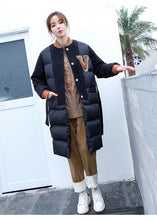 Load image into Gallery viewer, [Clearing the warehouse and killing 86 yuan per second without refund or exchange] Down cotton jacket, women's stitching cotton jacket, women's bread jacket 2253