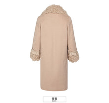 Load image into Gallery viewer, 2018 new brand women's wear Albaca lamb wool jacket cotton woolen overcoat 97079
