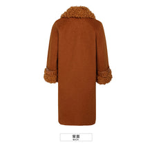 Load image into Gallery viewer, 2018 new brand women's wear Albaca lamb wool jacket cotton woolen overcoat 97079
