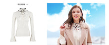 Load image into Gallery viewer, 2018 new brand women's wear Albaca lamb wool jacket cotton woolen overcoat 97079